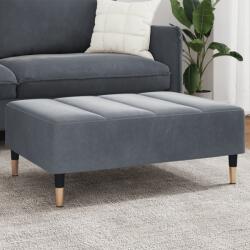 vidaXL Taburet, gri închis, 77x55x31 cm, catifea GartenMobel Dekor (4007394)