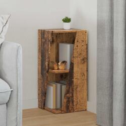 vidaXL Raft lateral Lemn vechi 33 x 32 x 70, 5 cm Lemn compozit GartenMobel Dekor (892415) Biblioteca