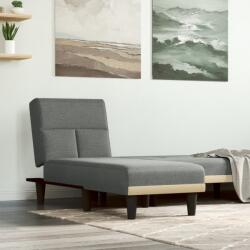 vidaXL Sezlong, gri închis, material textil GartenMobel Dekor (352814)