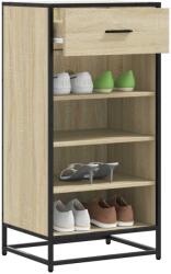 vidaXL Suport pantofi Stejar Sonoma 48x38x97, 5 cm Lemn prelucrat GartenMobel Dekor (849210) Pantofar