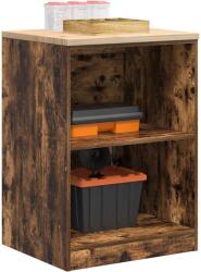 vidaXL Dulap de depozitare pentru garaj stejar afumat 60x51x85 cm GartenMobel Dekor (860548) Comoda