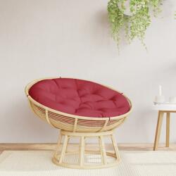 vidaXL Perna rotunda, rosu vin, Ø 100 x11 cm, tesatura Oxford GartenMobel Dekor (361971)