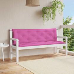 vidaXL Perne banca de gradina, 2 buc. , roz, 150x50x7 cm, textil GartenMobel Dekor (361714)