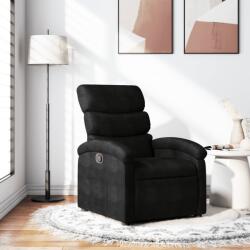 vidaXL Fotoliu rabatabil, negru, material textil GartenMobel Dekor (371691)