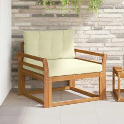 vidaXL Canapea Medie pentru Exterior Lemn Solid de Acacia natural GartenMobel Dekor (3436267) Canapea