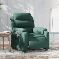vidaXL Fotoliu rabatabil electric, verde închis, catifea GartenMobel Dekor (3205072)