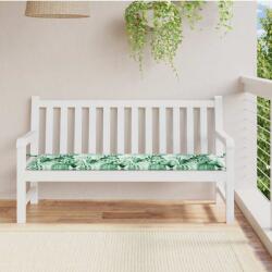 vidaXL Pad pentru Banca model frunze 150 x 50 x 3 cm Material Oxford GartenMobel Dekor (361154)