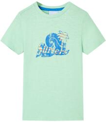 vidaXL Tricou pentru copii, verde deschis, 128 GartenMobel Dekor (12557)