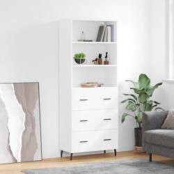 vidaXL Dulap înalt, alb, 69, 5x34x180 cm, lemn compozit GartenMobel Dekor (3189397) Comoda