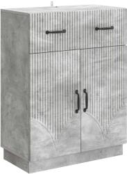 vidaXL Bufet cu sertar Gri Beton 66 x 34, 5 x 87 cm Lemn prelucrat GartenMobel Dekor (895328) Comoda