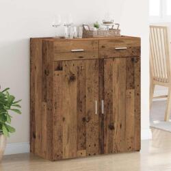 vidaXL Dulap de depozitare cu sertar Lemn vechi 80 x 42.5 x 93.5 cm GartenMobel Dekor (3365599) Comoda