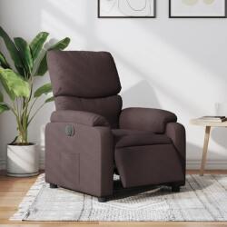 vidaXL Fotoliu rabatabil electric, maro închis, material textil GartenMobel Dekor (3204805)