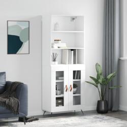 vidaXL Dulap înalt, alb, 69, 5x34x180 cm, lemn compozit GartenMobel Dekor (3189285) Comoda