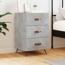 vidaXL Noptiera, gri beton, 40x40x66 cm, lemn compozit GartenMobel Dekor (827632)