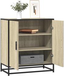 vidaXL Dulap, stejar sonoma, 68x35x76 cm, lemn prelucrat si metal GartenMobel Dekor (848965) Comoda
