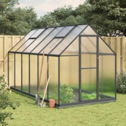 vidaXL Sere cu cadru de baza, antracit, 334x169x202 cm, aluminiu GartenMobel Dekor (3266331)