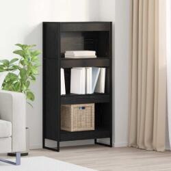 vidaXL Dulap pentru carti Stejar Negru 80 x 30 x 155 cm Lemn compozit GartenMobel Dekor (886390) Biblioteca