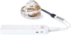 KOLORENO Set bandă LED 5V 1m - RGB + controler cu senzor de mișcare și crepuscular pe baterii AAA (TL7318)