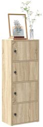 vidaXL Biblioteca, stejar sonoma, 40x24x102 cm, lemn prelucrat GartenMobel Dekor (860375) Biblioteca