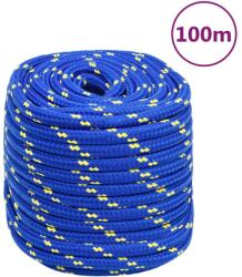 vidaXL Franghie de barca, albastru, 18 mm, 100 m, polipropilena GartenMobel Dekor (152472)
