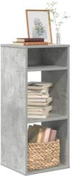 vidaXL Biblioteca, gri beton, 34x31x80 cm, lemn prelucrat GartenMobel Dekor (860277) Biblioteca