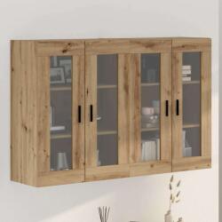 vidaXL Mobilier cu Montaj pe Perete 2 pcs stejar artizanal GartenMobel Dekor (3394582) Comoda