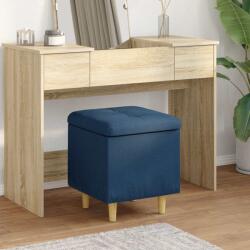 vidaXL Ottomana de depozitare albastru 40 x 40 x 45 cm tesatura GartenMobel Dekor (876808)