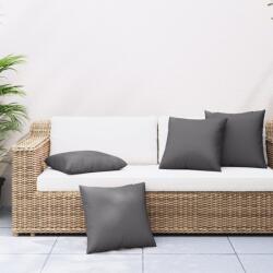 vidaXL Perne de canapea, 4 buc. , antracit, 60x60 cm, textil GartenMobel Dekor (360403)