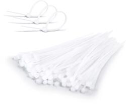Ecolight Colier de cablu cu strângere 2.5x100mm - Alb - 100 buc (OK-25100W-EC20062)