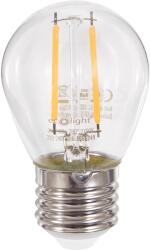 ECOLight Lampa LED E27 2W G45 Filament - Alb cald (2700K) (ZL-EC61249)