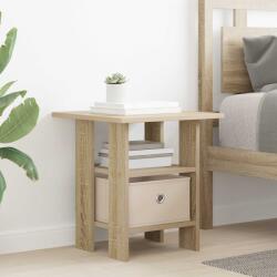 vidaXL Noptiera cu sertar Stejar Sonoma 41 x 40 x 45 cm Lemn compozit GartenMobel Dekor (8000424)