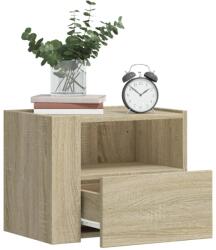 vidaXL Noptiere de perete, 2 buc. , stejar sonoma, 45x30x35 cm GartenMobel Dekor (848316)