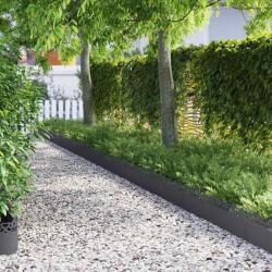 vidaXL Borduri pentru gazon 10 pcs Antracit 103 x 0, 05 x 22 cm Otel GartenMobel Dekor (874771)