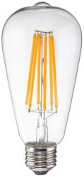 Polux Bec LED E27 6W ST64 Filament Retro - Alb cald (3000K) (ZL1411)