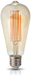 Kobi Bec LED E27 7W ST64 Filament Retro Amber - Alb cald (2700K) (KAFST64E277C)