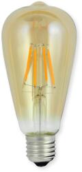 Polux Bec LED E27 4W ST64 Filament Retro Amber - Alb cald (2000K) (ZL304513)
