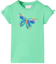 vidaXL Tricou pentru copii, verde deschis, 104 GartenMobel Dekor (11005)