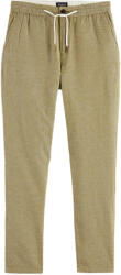 Scotch & Soda Pantaloni Warren Cotton/Linen Jogger 184654 300 green moss