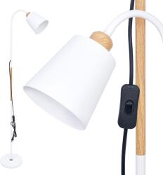 BERGE Lumină de podea LED STL033 - Albă - 1xE27 (STL033-W)