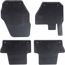 vidaXL Covor pentru masina 4 pcs Negru Cauciuc GartenMobel Dekor (42029154)