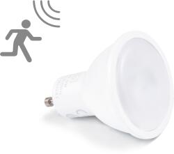 KOLORENO Bec LED GU10 5W cu senzor de mișcare și crepuscul - Alb neutru (4000K) (ZL-GU10-5W-PIR-BN)