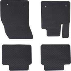 vidaXL Covor pentru masina 4 pcs Negru Cauciuc GartenMobel Dekor (42029148)