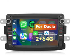  Navigatie Android 7" pentru Dacia, 2GB RAM 64GB, CarPlay/Android Auto, GPS (A4105) (111225-3)