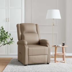 vidaXL Fotoliu rabatabil, cappuccino, piele ecologica GartenMobel Dekor (340175)