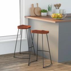 vidaXL Scaune de bar Gavin 2 buc. 50x40x78 cm lemn masiv de mango GartenMobel Dekor (344916)