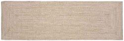 vidaXL Covor Natural si alb 80 x 250 cm Iuta GartenMobel Dekor (42010473) Covor