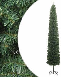 vidaXL Brad de Craciun slim cu suport, 300 cm, PVC GartenMobel Dekor (357685)