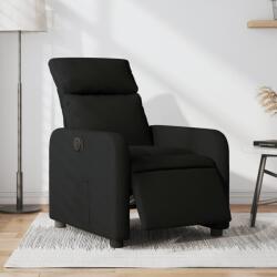 vidaXL Fotoliu rabatabil electric, negru, material textil GartenMobel Dekor (3206683)