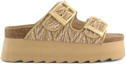 Colors Of California Sandale Raffia Platform COC. HC. BES602 nat