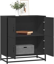 vidaXL Bufeta neagra 68x35x76 cm lemn prelucrat GartenMobel Dekor (848989) Comoda